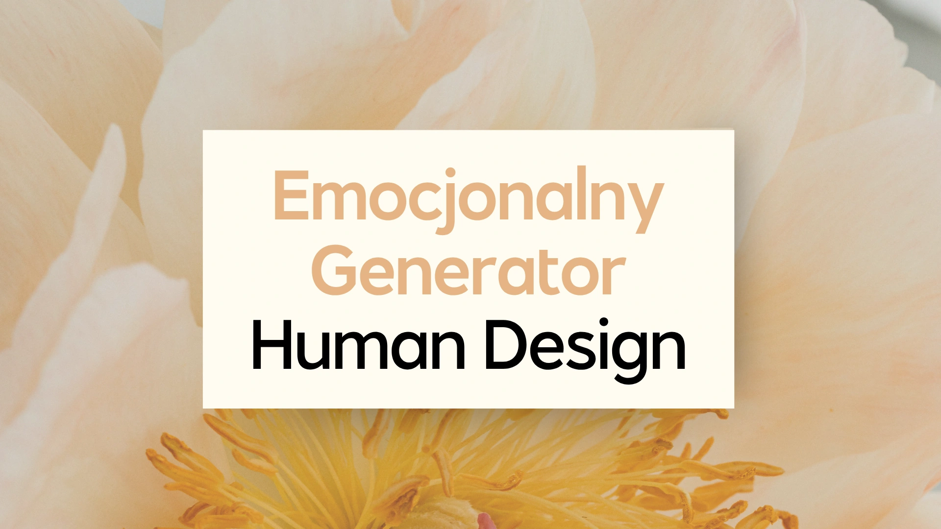 Emocjonalny Generator
