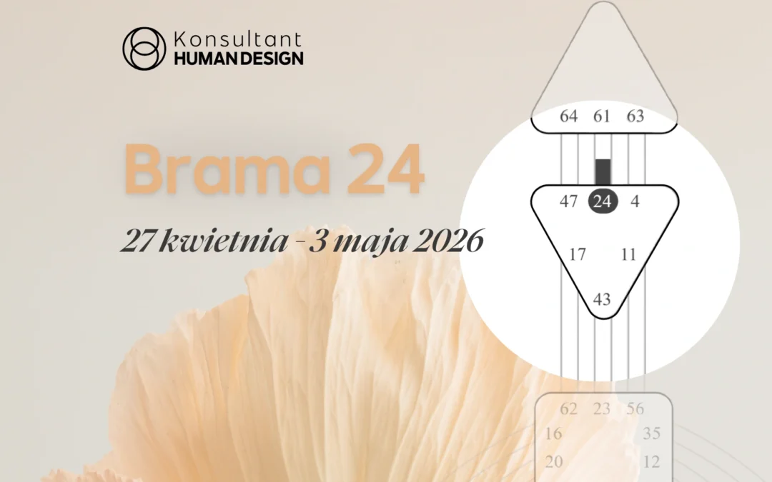 Brama 24 Human Design – tranzyt Słońca 27 kwietnia – 3 maja 2026