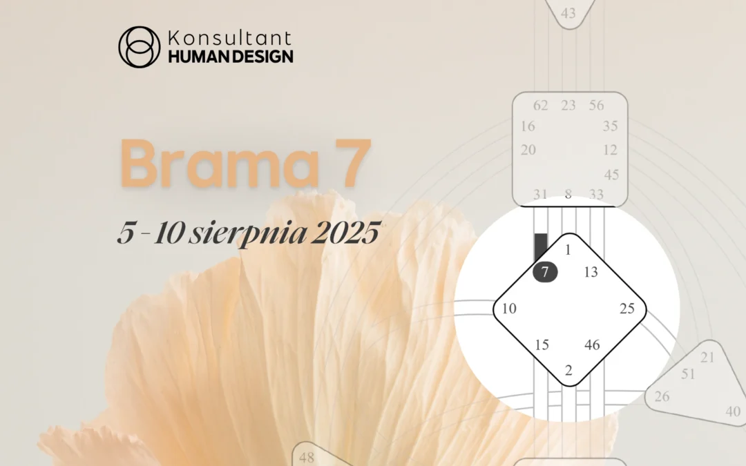 Brama 7 Human Design – Tranzyt Słońca w dniach 5–10 sierpnia 2025