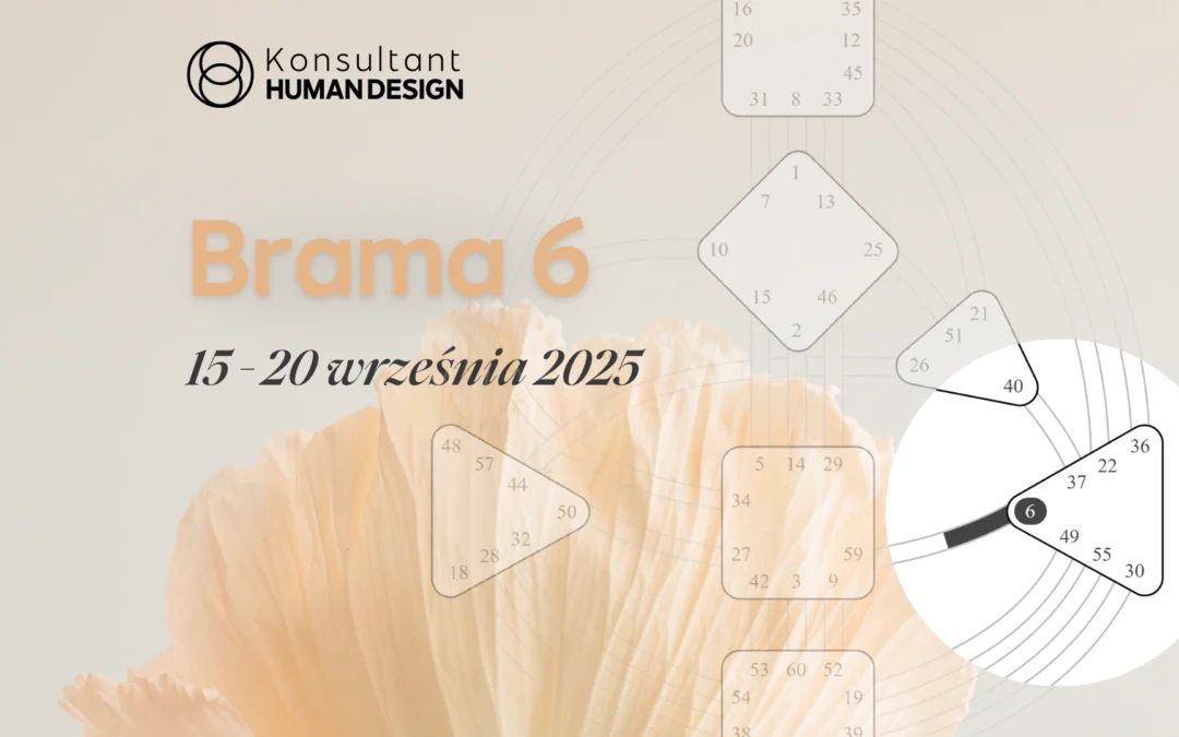Brama 6 Human Design – tranzyt Słońca 15-20 września 2025