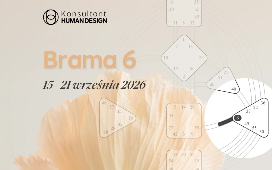 Brama 6 Human Design – tranzyt Słońca 15-21 września 2026