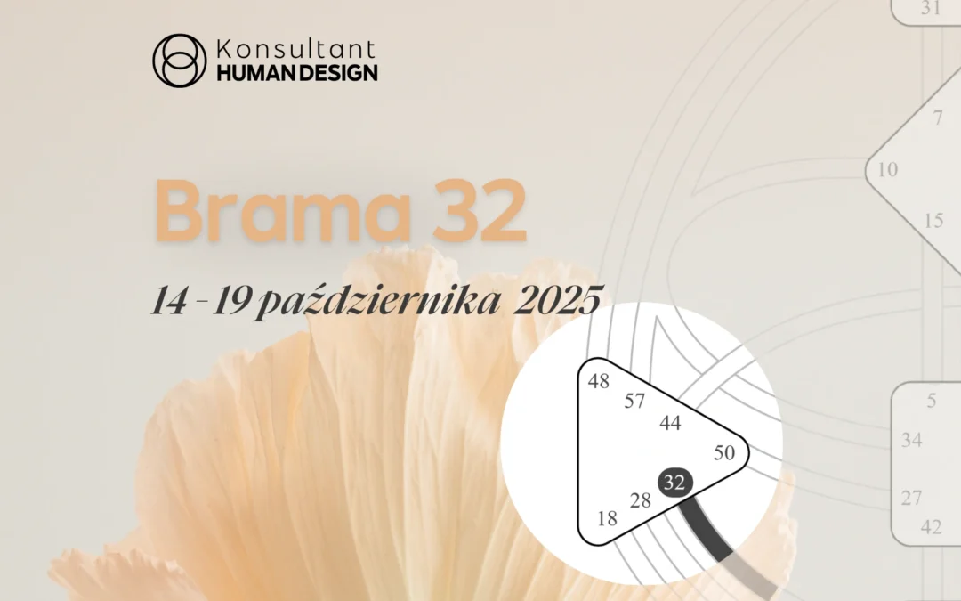 Brama 32 Human Design – tranzyt Słońca 14-19 października 2025