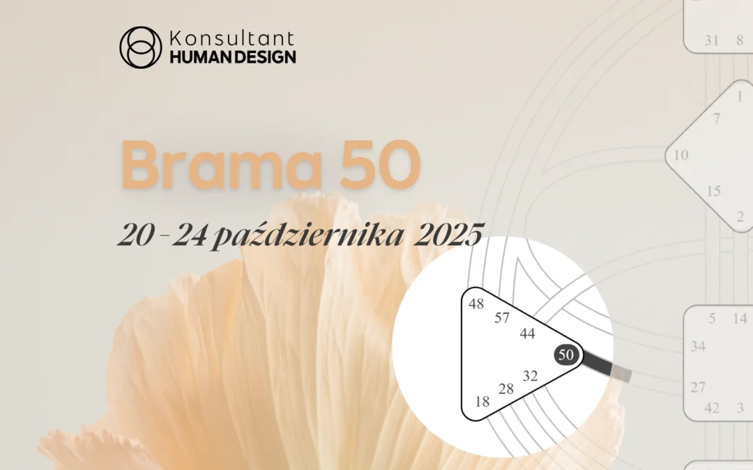 Brama 50 Human Design – Tranzyt Słońca 20–24 października 2025